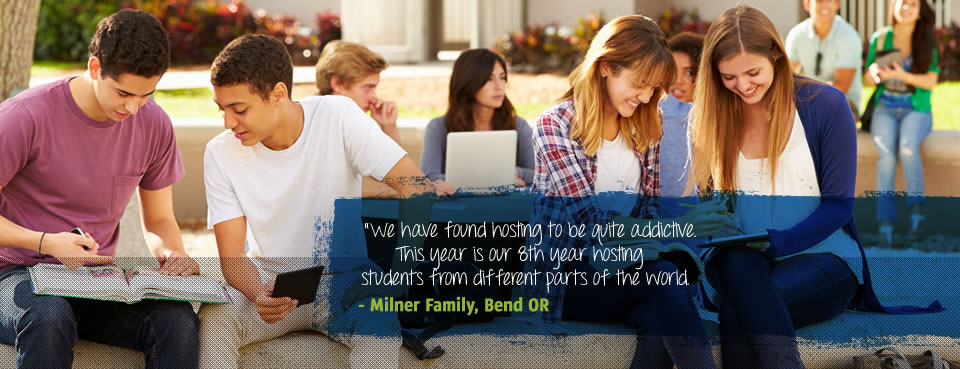 Hosting Students from World 8th Year Hosting Exchange Students from Around the World